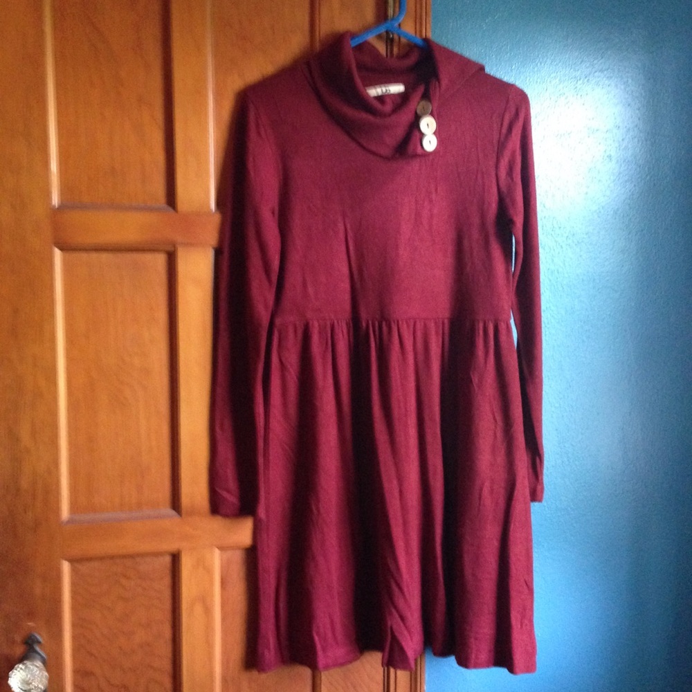 Asymmetrical slouch neck dress from Modcloth